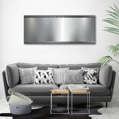 Quadro vetro Sfondo metallico