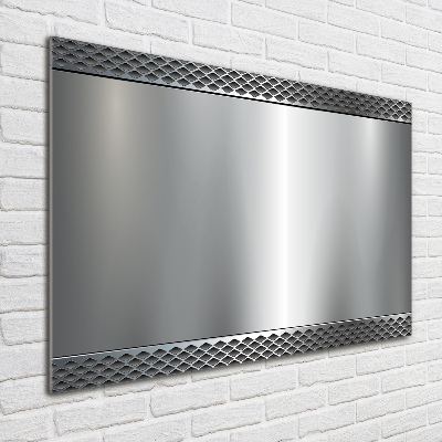 Quadro vetro Sfondo metallico