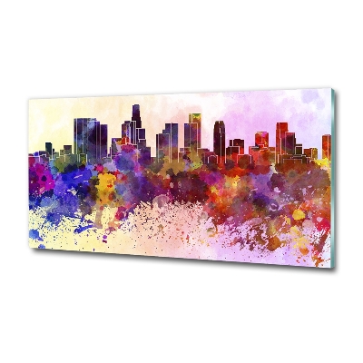 Quadro vetro Colori di Los Angeles