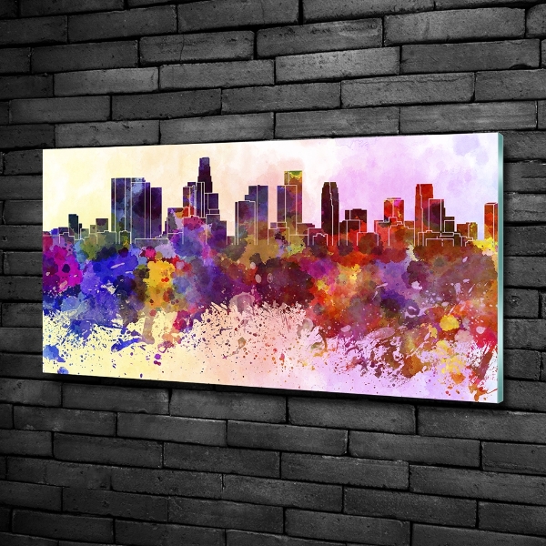 Quadro vetro Colori di Los Angeles