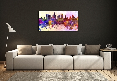 Quadro vetro Colori di Los Angeles