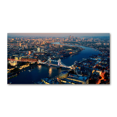 Quadro su vetro Londra vista dall'alto