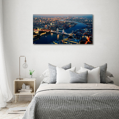 Quadro su vetro Londra vista dall'alto
