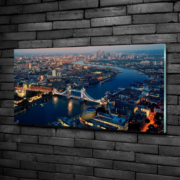Quadro su vetro Londra vista dall'alto