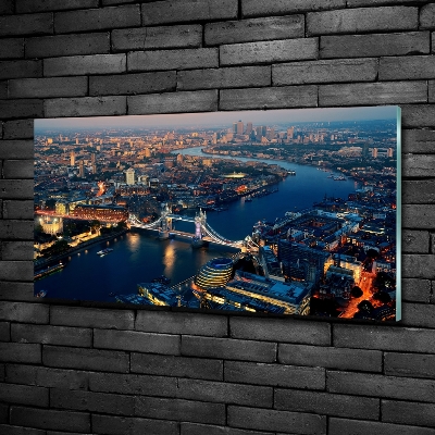 Quadro su vetro Londra vista dall'alto
