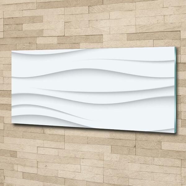 Quadro su vetro Onde astratte