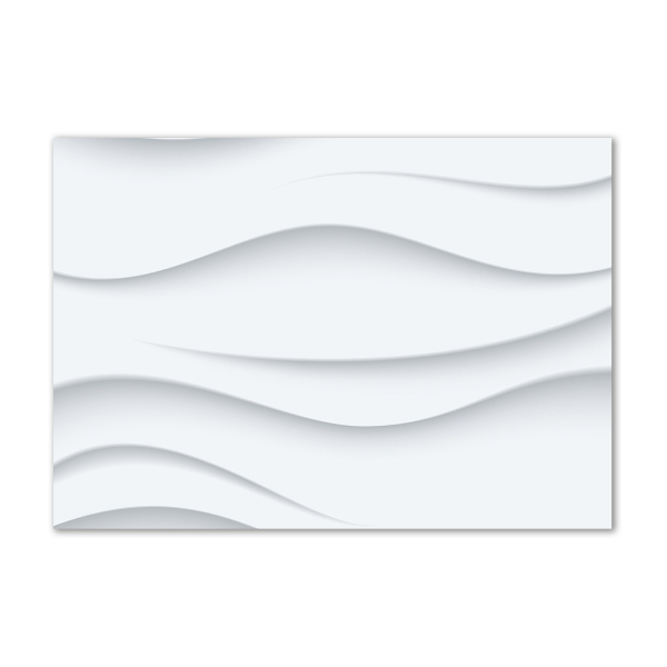 Quadro su vetro Onde astratte