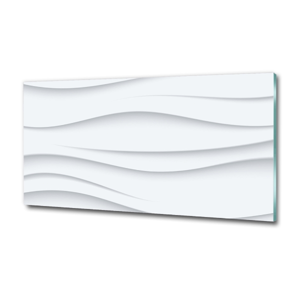 Quadro su vetro Onde astratte