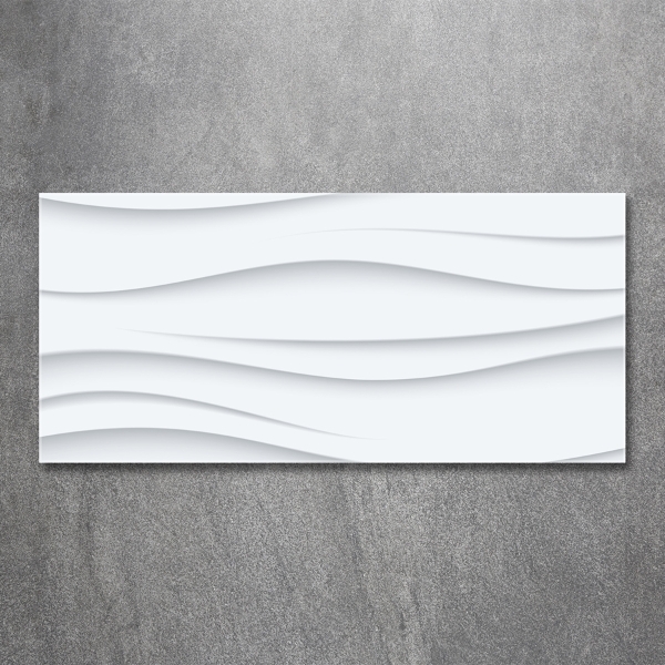 Quadro su vetro Onde astratte