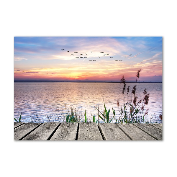 Quadro su vetro Lago West