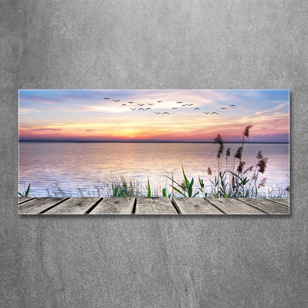 Quadro su vetro Lago West