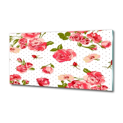 Quadro in vetro Rose