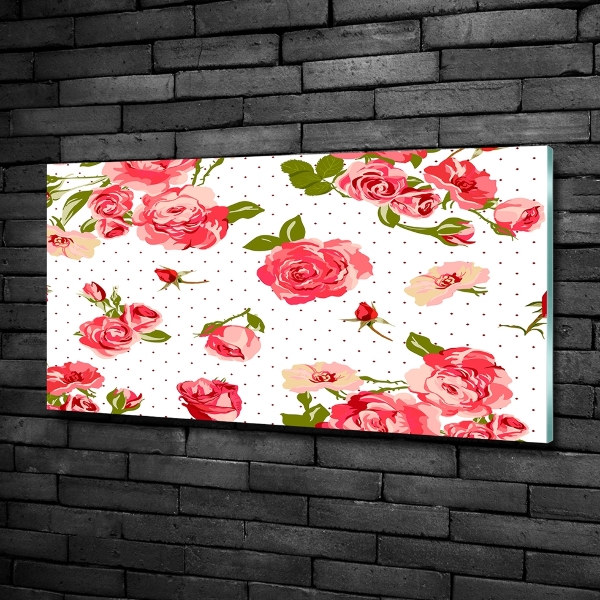 Quadro in vetro Rose