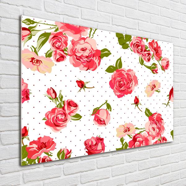 Quadro in vetro Rose