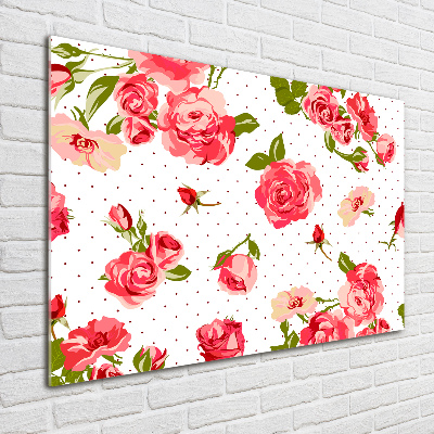 Quadro in vetro Rose