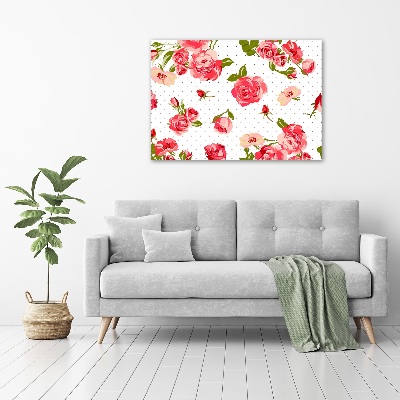 Quadro in vetro Rose