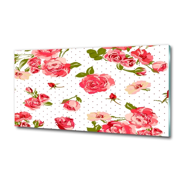 Quadro in vetro Rose