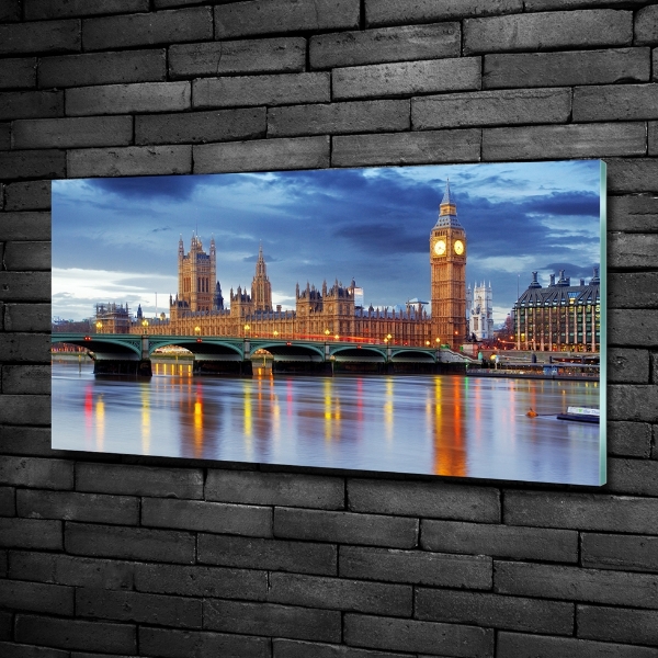 Quadro vetro Tamigi Londra
