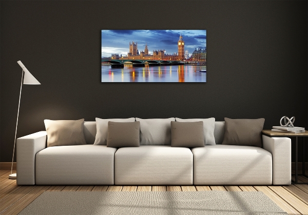 Quadro vetro Tamigi Londra