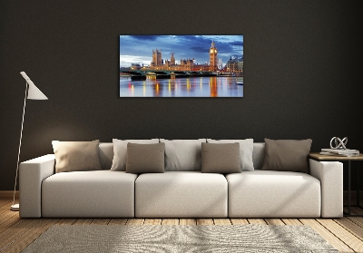 Quadro vetro Tamigi Londra