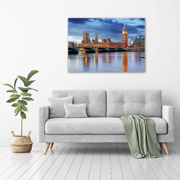Quadro vetro Tamigi Londra