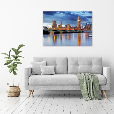 Quadro vetro Tamigi Londra