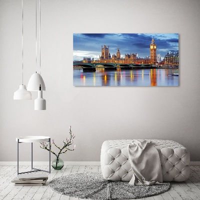 Quadro vetro Tamigi Londra