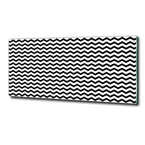 Quadro su vetro Zigzag