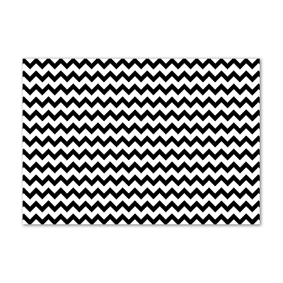 Quadro su vetro Zigzag