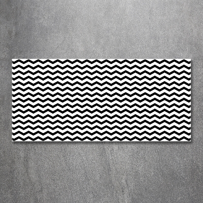 Quadro su vetro Zigzag