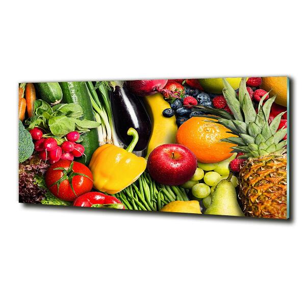 Quadro vetro Verdura e frutta