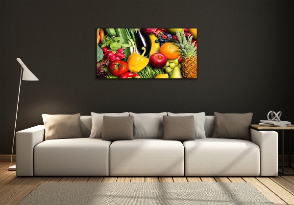 Quadro vetro Verdura e frutta