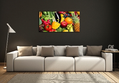 Quadro vetro Verdura e frutta