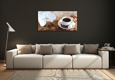 Quadro in vetro Una tazza di caffè
