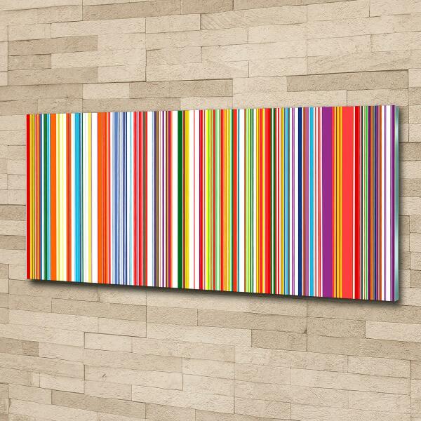 Quadro in vetro Strisce colorate