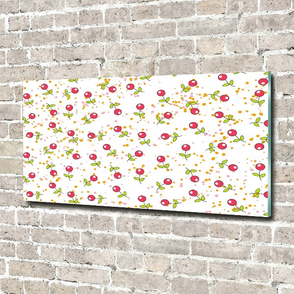 Quadro su vetro Ciliegie