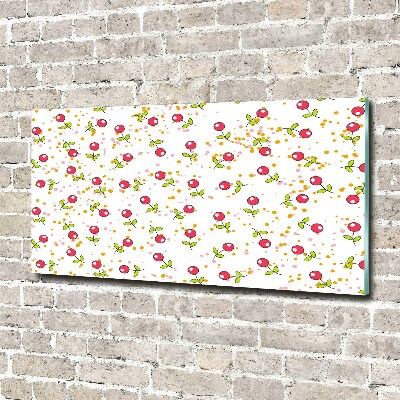 Quadro su vetro Ciliegie