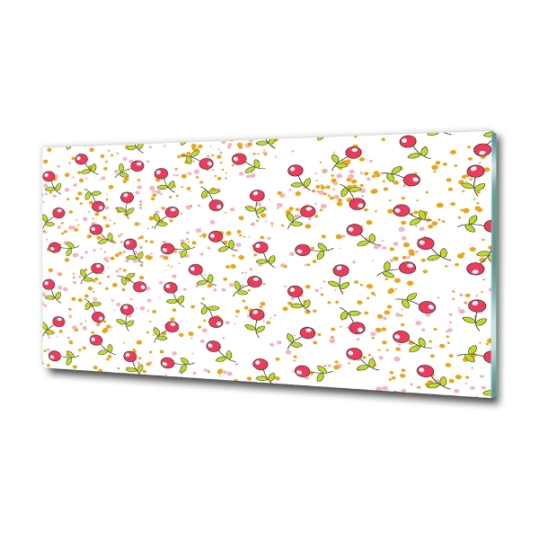 Quadro su vetro Ciliegie