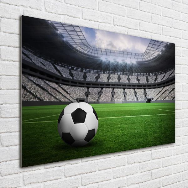 Quadro vetro Palla nello stadio