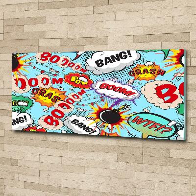 Quadro in vetro Fumetti