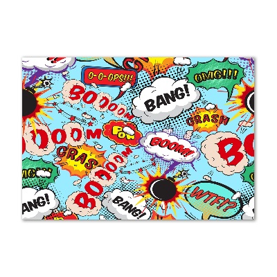 Quadro in vetro Fumetti