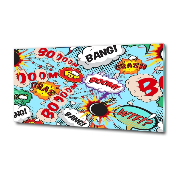 Quadro in vetro Fumetti