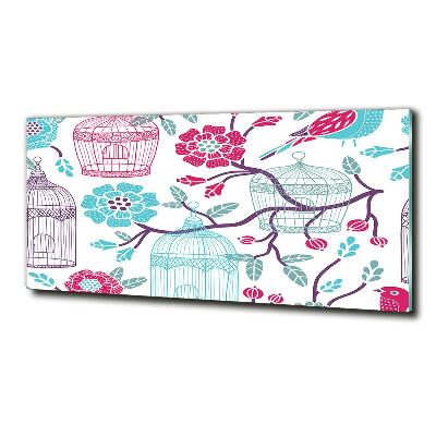Quadro su vetro Gabbie per uccelli