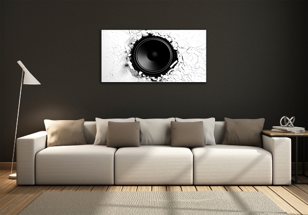 Quadro su vetro Altoparlante