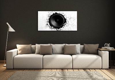 Quadro su vetro Altoparlante