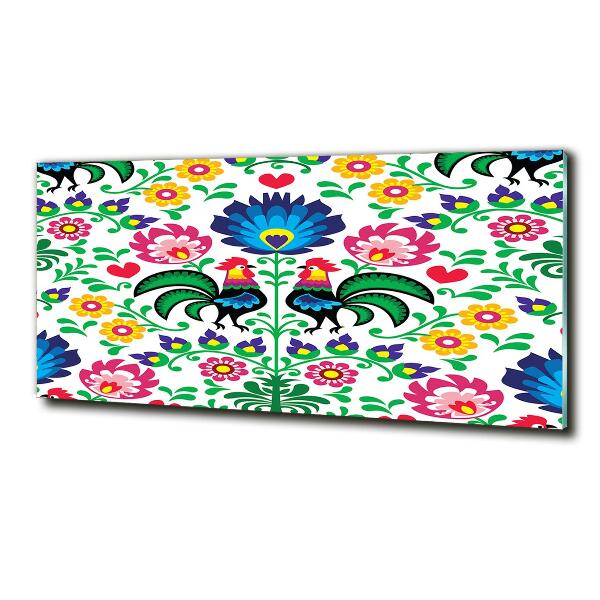 Quadro su vetro Modello etnico