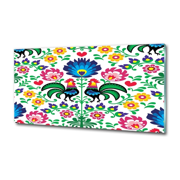 Quadro su vetro Modello etnico