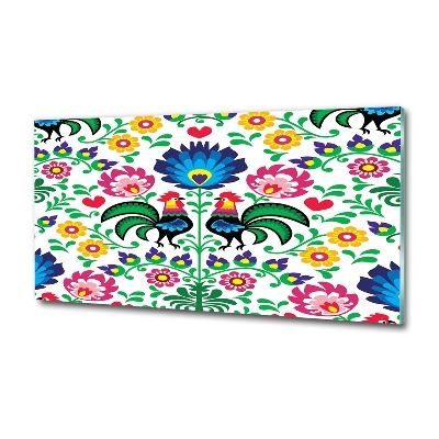 Quadro su vetro Modello etnico