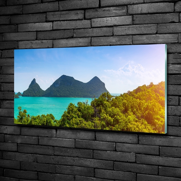 Quadro su vetro Panorama Thailand