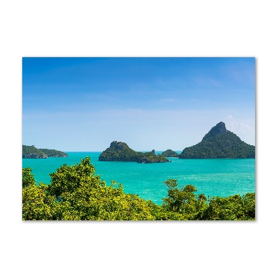 Quadro su vetro Panorama Thailand